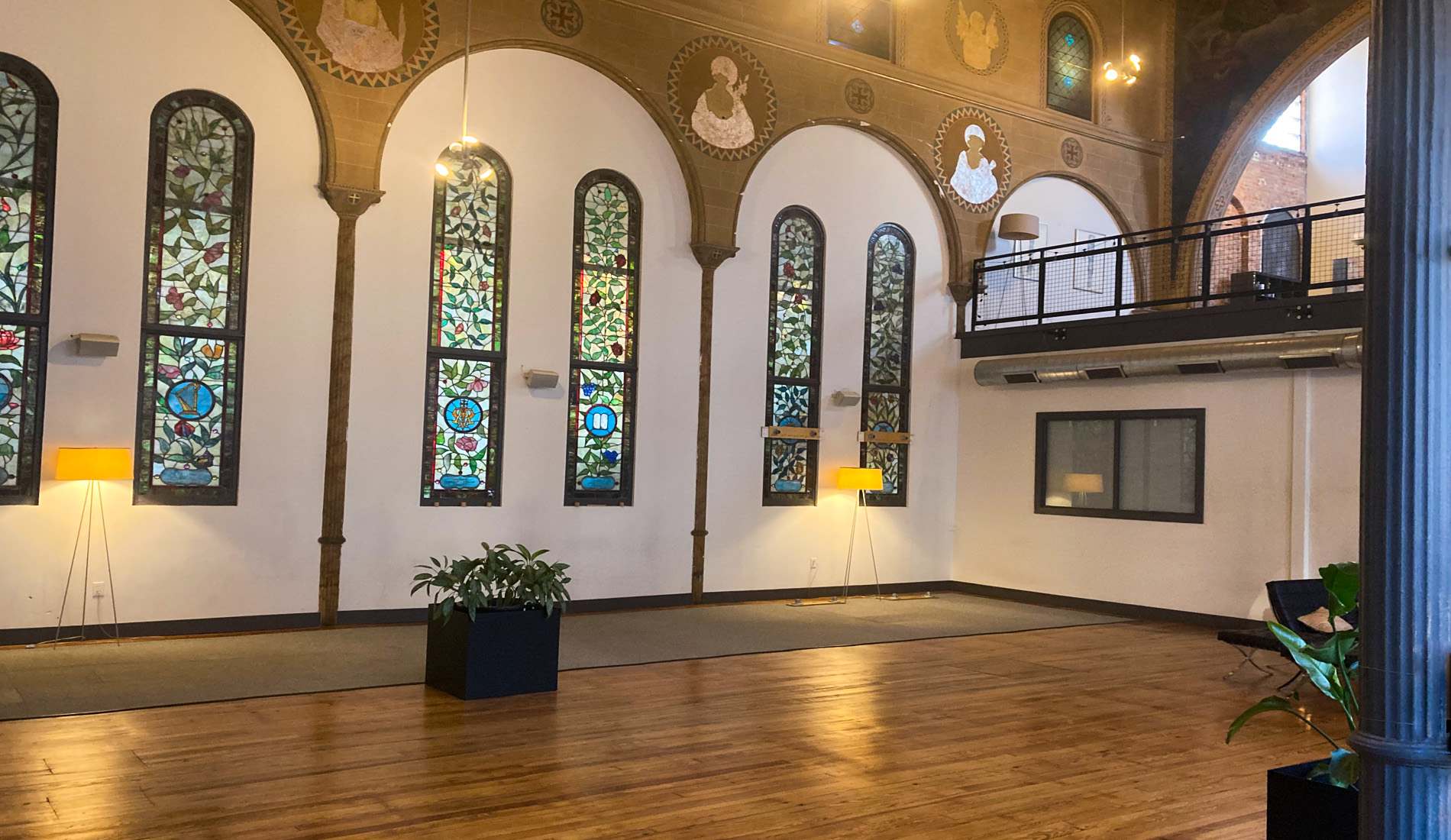 The Sanctuary Body studio, emptied of fitness equipment