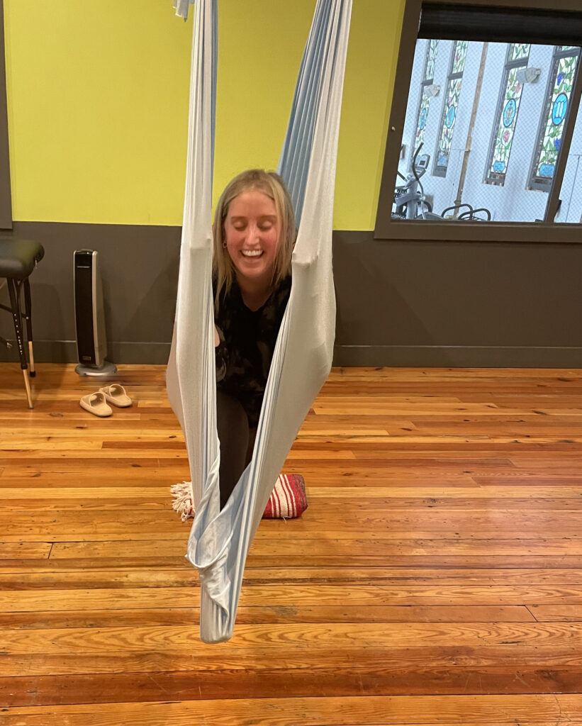 Aerial Yoga at Sanctuary Body